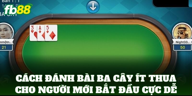 Cách Đánh Bài Ba Cây Ít Thua Cho Người Mới: 5 Mẹo Vàng Cách Đánh Bài Ba Cây Ít Thua Cho Người Mới: 5 Mẹo Vàng